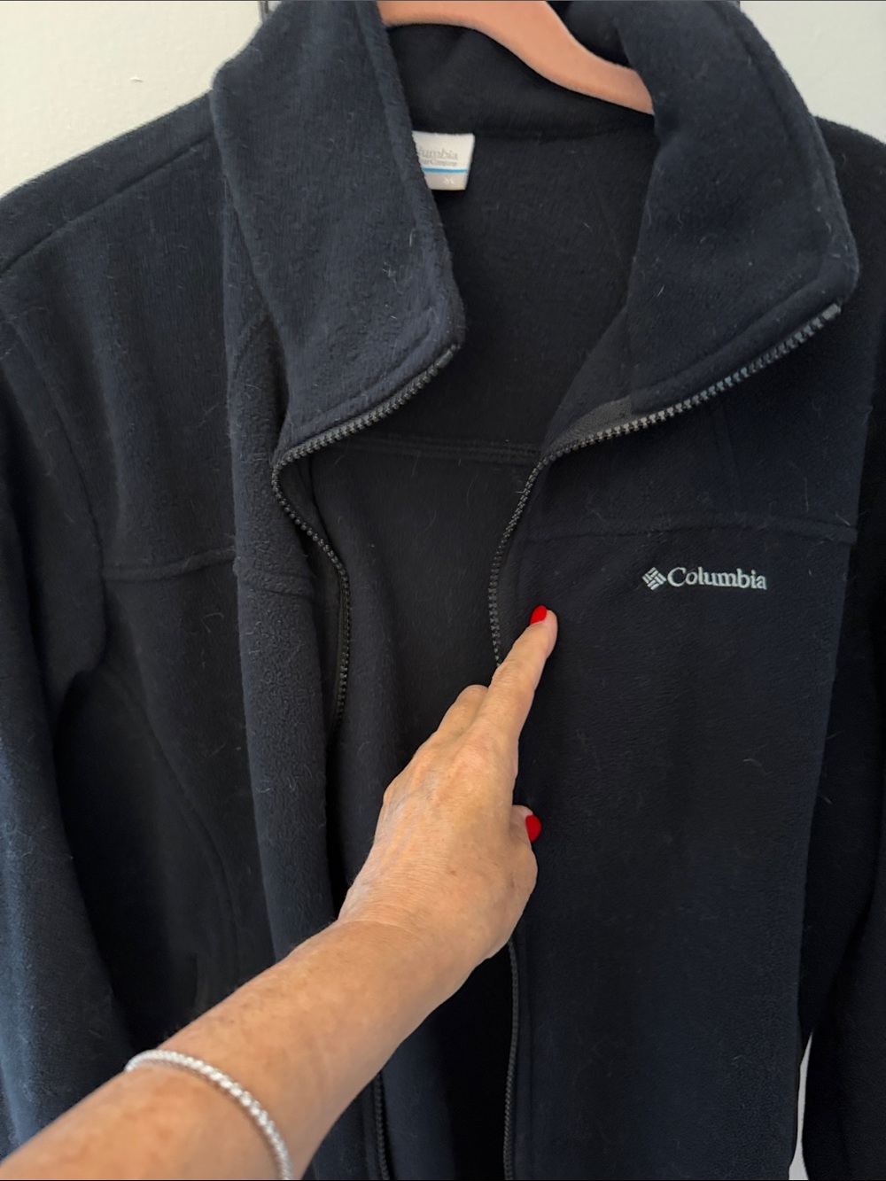 Columbia Women's Black Full-Zip Fleece Jacket